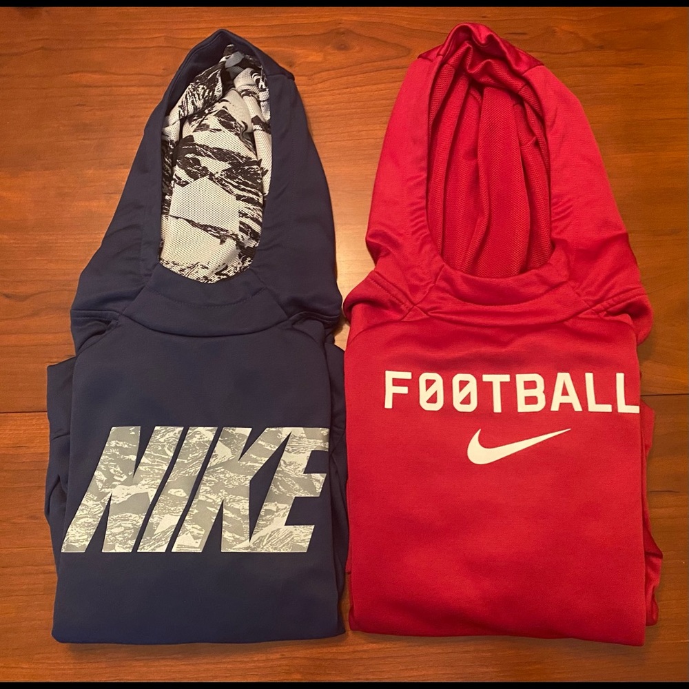 Two Nike Hoodies